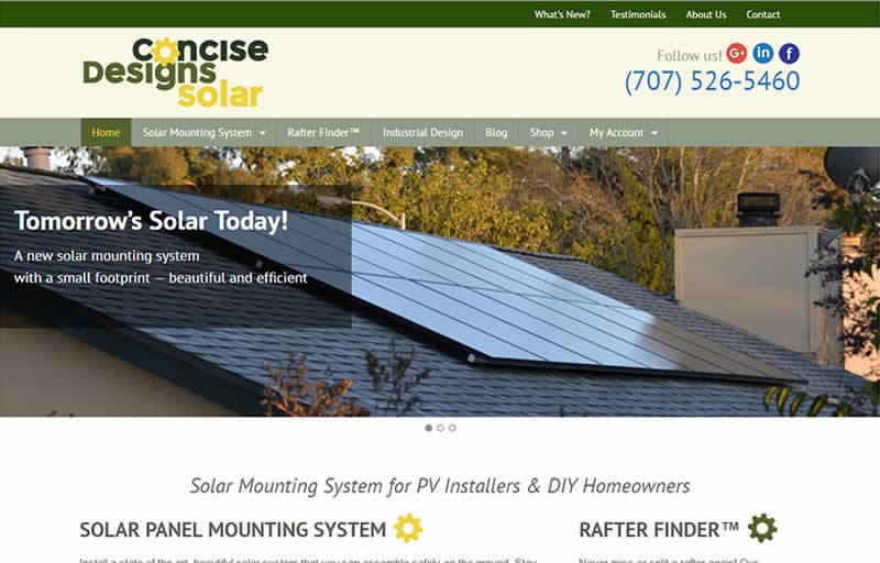 Solar Company Web Design