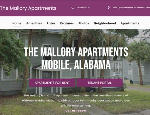 Apartments Web Design, The Mallory Apartments