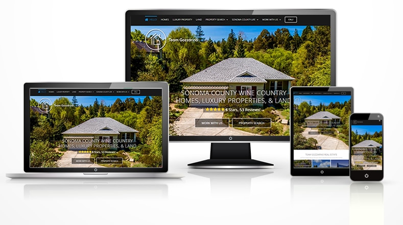 Portfolio responsive real estate agents web design